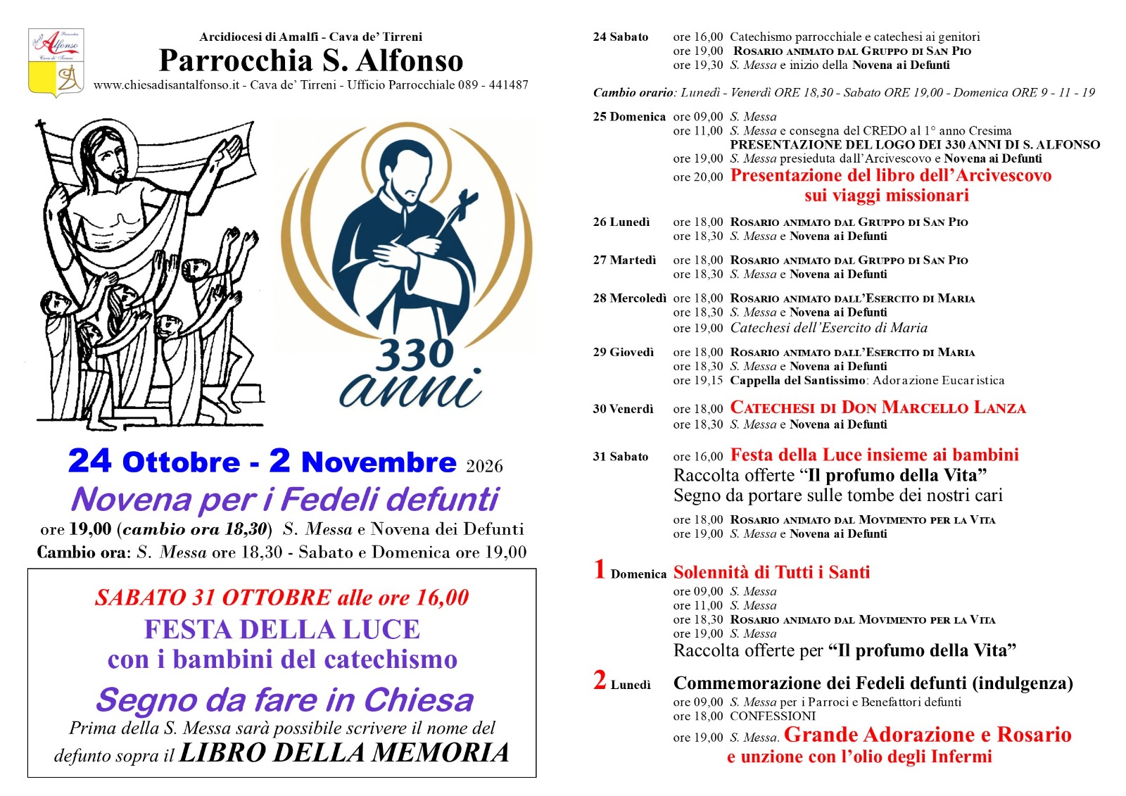 Novena per i Fedeli defunti